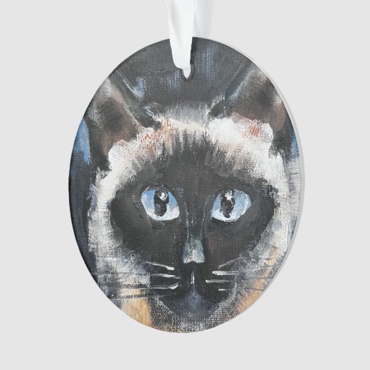 Siamese cat ornament (Vorderseite)
