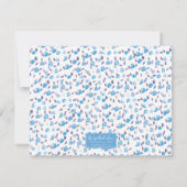 Siamese Cat Personalisiert Stationery Mitteilungskarte (Rückseite)