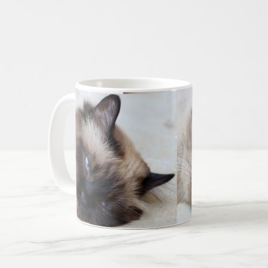 Siamese Cat Pet Tasse Kaffee Tasse Cup (Vorderseite Links)