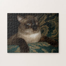Siamese Cat Portrait Puzzle