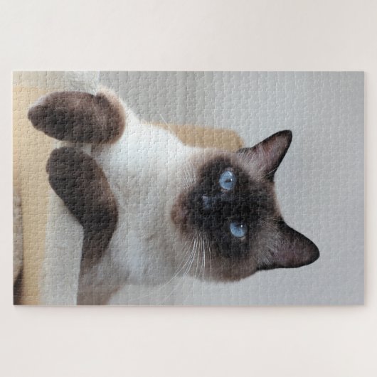 Siamese Cat Portrait Puzzle (Horizontal)