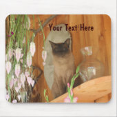Siamese Cat Posing Animal Fotografie Mousepad #1 (Vorne)