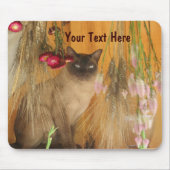 Siamese Cat Posing Animal Fotografie Mousepad #3 (Vorne)