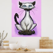 Siamese Cat Poster (Küche)