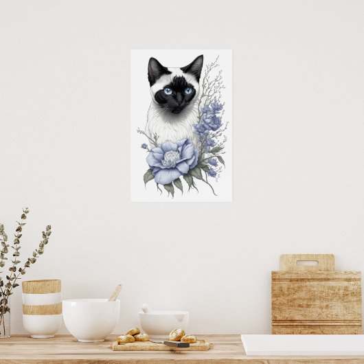 Siamese Cat Poster (Küche)