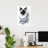 Siamese Cat Poster (Heimbüro)