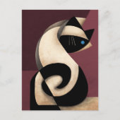 Siamese Cat Postkarte (Vorderseite)
