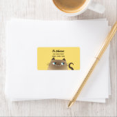 Siamese Cat Rücksendeadresse Adressaufkleber (Insitu)