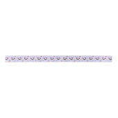 Siamese Cat Satin Ribbon in Purple Satinband (Vorderseite)