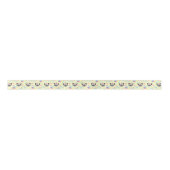 Siamese Cat Satin Ribbon in Yellow Satinband (Vorderseite)