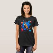Siamese Cat Space Clothing T-Shirt (Vorne ganz)