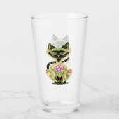 Siamese Cat Sugar Skull Glas (Rückseite)