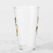 Siamese Cat Sugar Skull Glas (Links)