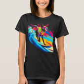 Siamese Cat Surf T-Shirt (Vorderseite)