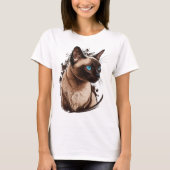 Siamese Cat T-Shirt (Vorderseite)
