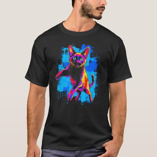 Siamese Cat T-Shirt (Vorderseite)