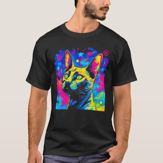 Siamese Cat T-Shirt (Vorderseite)