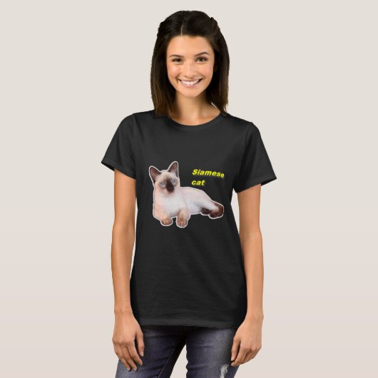 Siamese Cat T-Shirt (Vorne ganz)