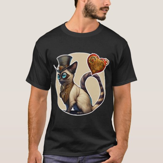 Siamese Cat T - Shirt (Vorderseite)