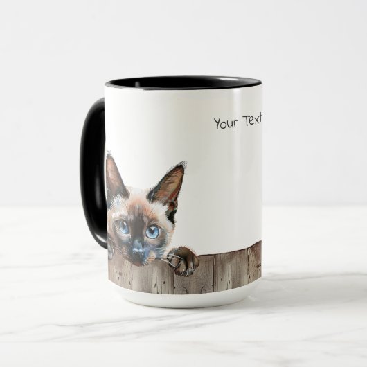 Siamese Cat Tasse (Vorderseite Links)