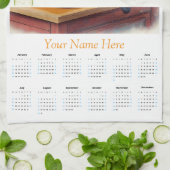 Siamese Cat Tea Time 2026 Tea Towel Calendar Geschirrtuch (Gefaltet)