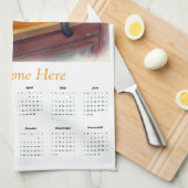 Siamese Cat Tea Time 2026 Tea Towel Calendar Geschirrtuch (Viertel Falte)