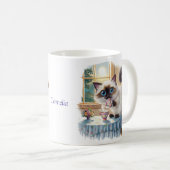 Siamese Cat & Tea Time Mug Kaffeetasse (VorderseiteRechts)