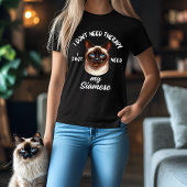 Siamese Cat Therapy T-Shirt