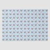 Siamese Cat Tissue Paper in Blue Seidenpapier (Vorderseite)
