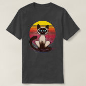 Siamese Cat Vapor T-Shirt (Design vorne)