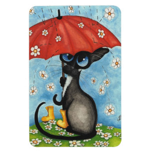 Siamese Cat von BiHrLe Magnet