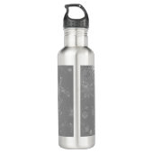 Siamese Cat Watercolor Edelstahlflasche (Rückseite)