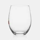 Siamese Cat Xmas Holiday Santa Siamese Cat Christm Weinglas Ohne Stiel (Links)