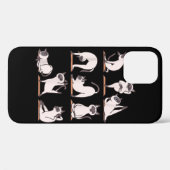 Siamese Cat Yoga T - Shirt Case-Mate iPhone Hülle (Rückseite (Horizontal))
