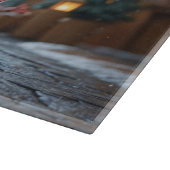 Siamese Cats Christmas Snow Holiday Schneidebrett (Ecke)