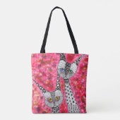 Siamese Cats Tote Bag Tasche (Rückseite)