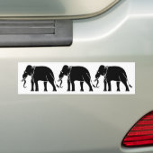 Siamese Elephant Autoaufkleber (Auf Auto)