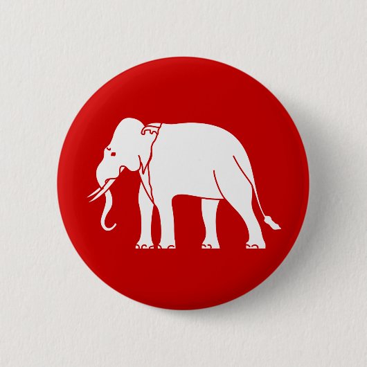 Siamese Elephant Button (Vorderseite)