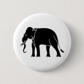 Siamese Elephant Button (Vorderseite)