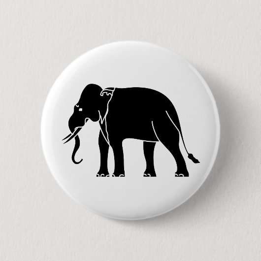 Siamese Elephant Button (Vorderseite)