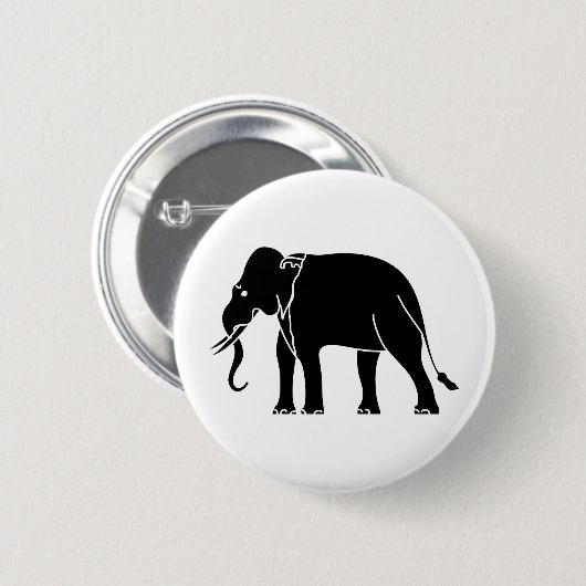 Siamese Elephant Button (Vorne & Hinten)