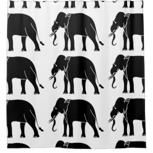 Siamese Elephant Duschvorhang