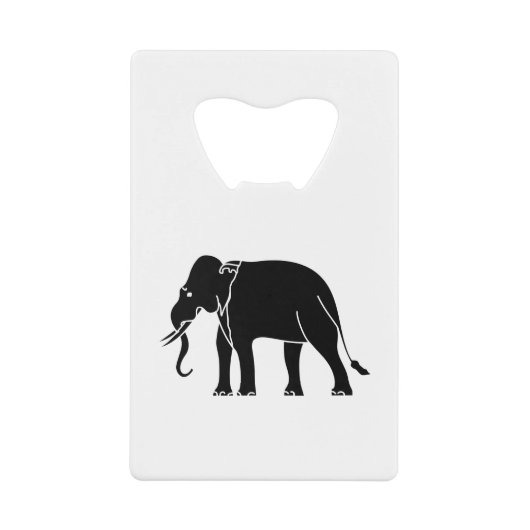 Siamese Elephant Geldbeutel Flaschenöffner (Vorderseite)