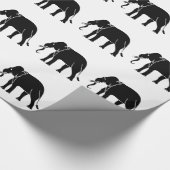 Siamese Elephant Geschenkpapier (Ecke)
