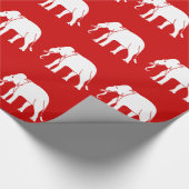 Siamese Elephant Geschenkpapier (Ecke)