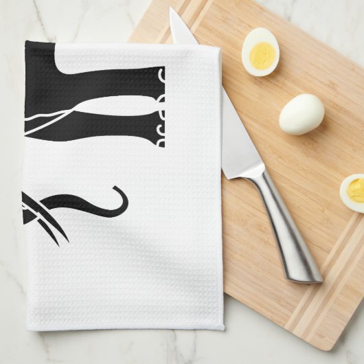 Siamese Elephant Geschirrtuch (Viertel Falte)