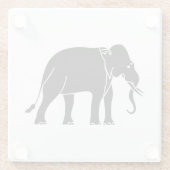 Siamese Elephant Glasuntersetzer (Rückseite)