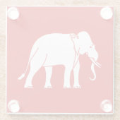 Siamese Elephant Glasuntersetzer (Rückseite)