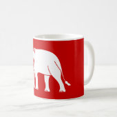 Siamese Elephant Kaffeetasse (VorderseiteRechts)