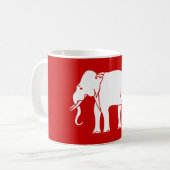 Siamese Elephant Kaffeetasse (Vorderseite Links)